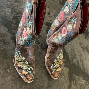 Girls Macie Bean Cowgirl Boots - size 13